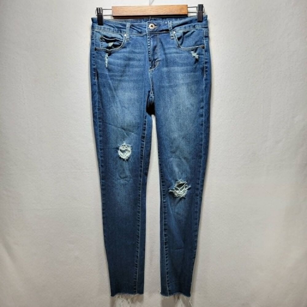 Articles of Society High Rise Wide Leg Jeans Medium Wash Size 28